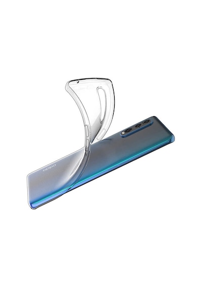 Noktaks - Oppo Reno 3 Pro 5g Uyumlu - Kılıf Şeffaf Soft Slim Fitt Süper Silikon Kapak - Şeffaf