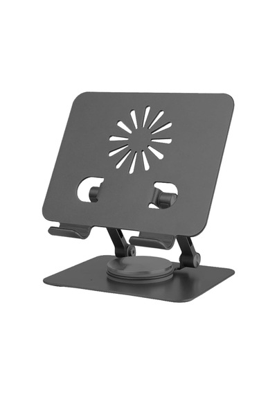 Tablet Standı Katlanabilir Alüminyum Alaşımlı Yüksek Dayanıklı Malzeme Kaymaz Ayarlanabilir Çok Amaçlı Fonkiyonel İpad Uyumlu Stant Zr756