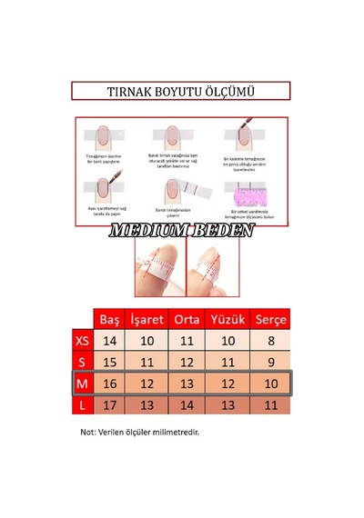 Small Beden Kedi Gözü Kısa Tırnak 10 Adet Takma Tırnak Seti Kutulu Cm12 Cm12-small