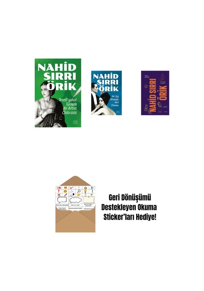 Teselli Yahut Turnede Bir Artist Öldürüldü + Her Şey Bitmeden, Gece Olmadan + Nahid Sırrı Örik - Toplu Öyküler Ciltli + Okuma Sticker'ları