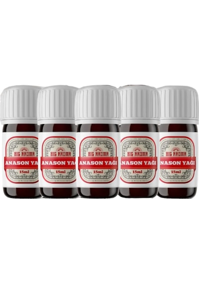 Big Aroma Anason Yağı 5 x 15 ML