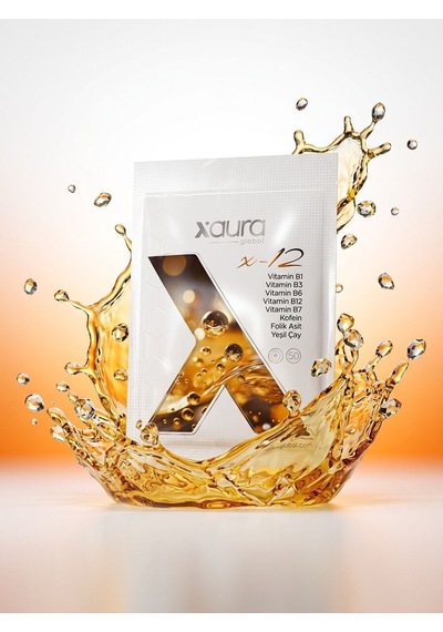 X-aura X-12 Transdermal B-kompleks Ve Enerji Bandı B12 Vitamini, Kafein, Yeşil Çay