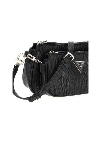 Guess Noelle Saffiano Mini Kadın Çapraz Çanta Hwzg9672710 Siyah
