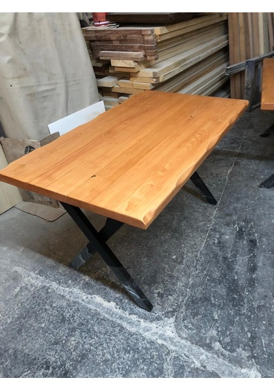 Bintaşmobilya Kayın Rengi Kütük Masa-130X80.Cm