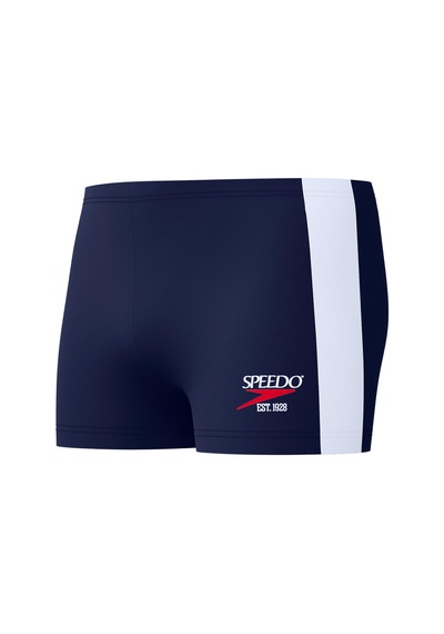 Speedo Jetstream Retro Colorblock Square Leg Erkek Yüzücü Mayosu Lacivert