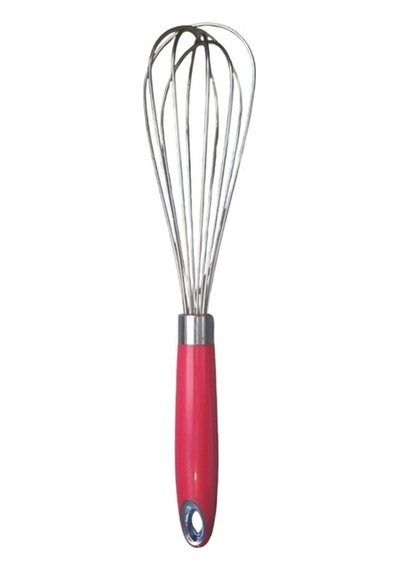 Kalın Telli, Kalın Saplı Çırpıcı 31 Cm Kırmızı Metal Diğer