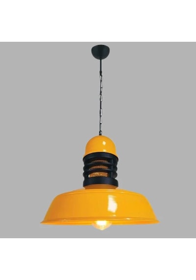 Elara Retro Tasarım Atölye Ve Kafe Aydınlatma Tekli Avize Ra-avz- 2083-27-59 Sarı