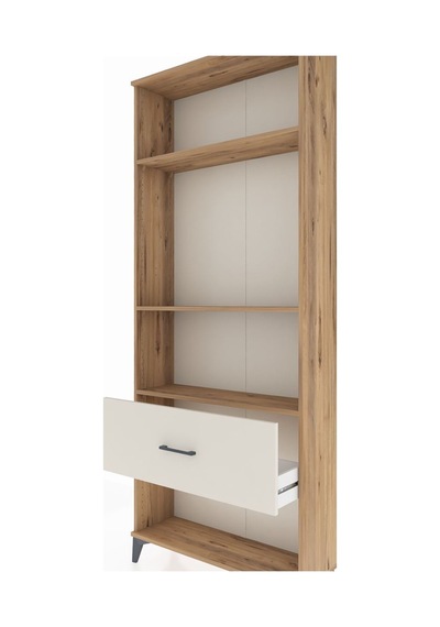 Arges Dolap 3 Raflı Tek Çekmeceli 88x30x221 Çam-aytaşı Atlas Çam