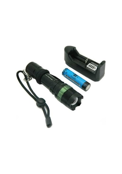 Star Km-815 Zoomlu El Feneri Cree Led Siyah