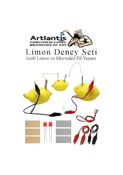 Dünya Güneş Ay Deney Seti Ve Limon Deney Seti 1 Paket Proje Tasarım Okul Deney Seti