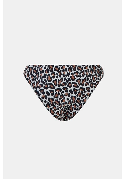 Amarelle Capetown Leopar Desenli Ortal Belli Bikini Alt Leopar