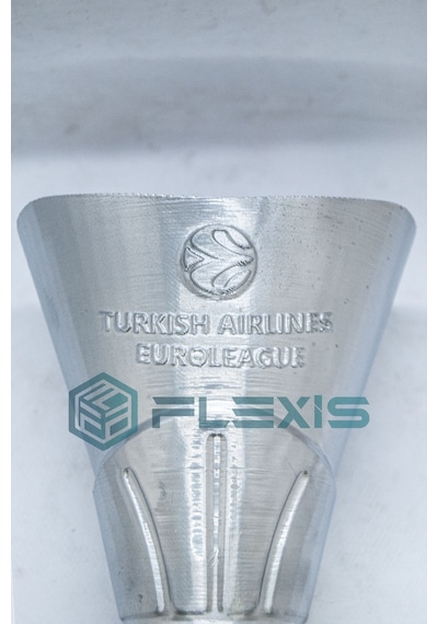 37 Cm Euroleague Basketbol Şampiyonluk Kupası Kaliteli Gümüş Kaplama