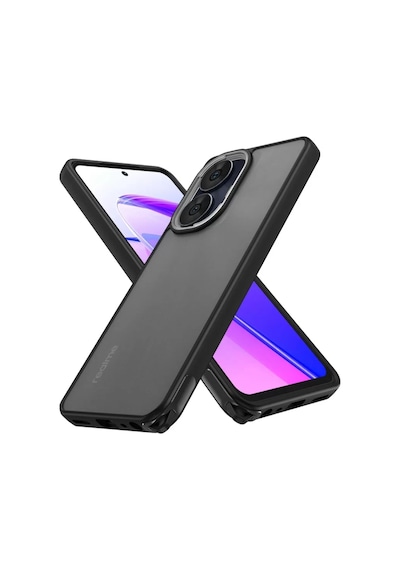 Newface Realme C55 Kılıf Elegant Kapak - Siyah