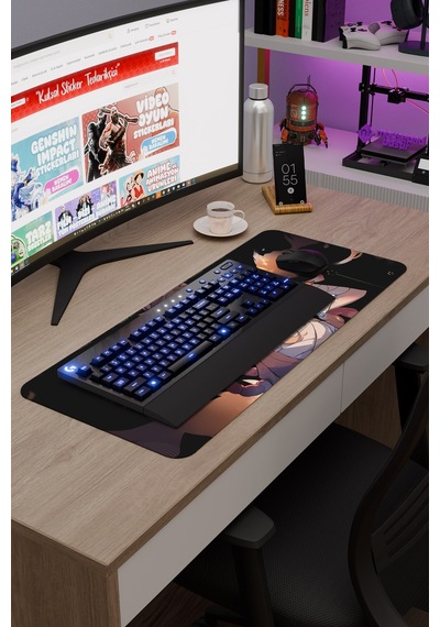 Yoimiya Genshin Impact Anime Gacha V5 - 70x30 Xl Gaming Mouse Pad Fare Altlığı