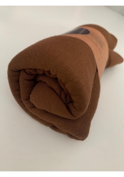 Silk Home Kahverengi Penye Şal Acı Kahverengi