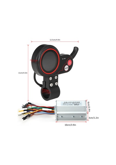 M4 / M4 Pro 48v 20a Uyumlu Kontrol Kartı Kiti Esc + Display + Gaz Kolu Muadil