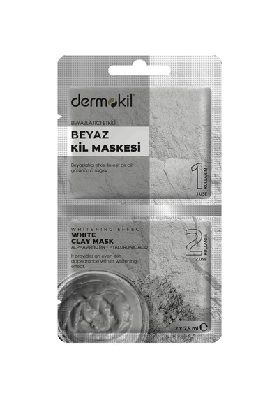 Dermokil Beyazlatıcı Etkili Kil Maskesi 2x 7.5 Ml