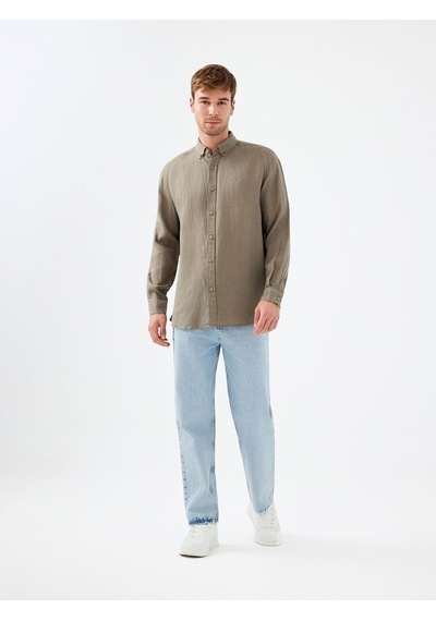 LOFT Regular Fit Erkek Gömlek U.kol Lf2039339 Q1.v1 Açık Haki LOFT Regular Fit Erkek Gömlek U.kol Lf2039339 Q1.v1 Açık Haki