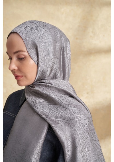 Armanda Jose Jakar Ethnic Desen Şal- 3303 Gri