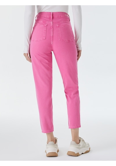 Mom Regular Fit Kadın Pantolon Pembe