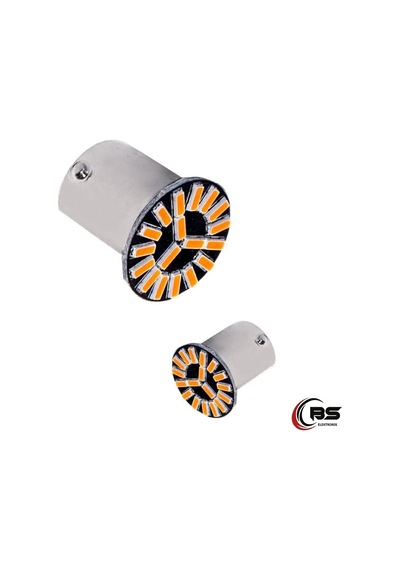 Tek Duy 1156 18 Led Ampul Turuncu Sinyal Olarak   Kullanılabilir