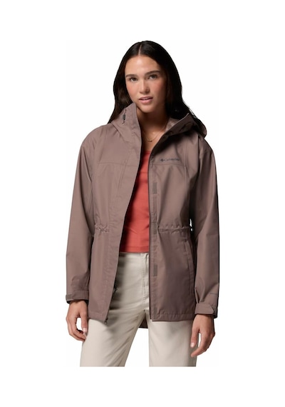 Columbia Hikebound Iı Long Kadın Yağmurluk-9138 Kahverengi