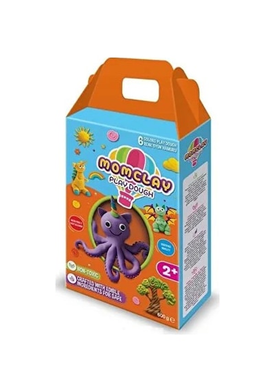 Smarta Momclay Oyun Hamuru 6 Renk 100 Gr Çok Renkli