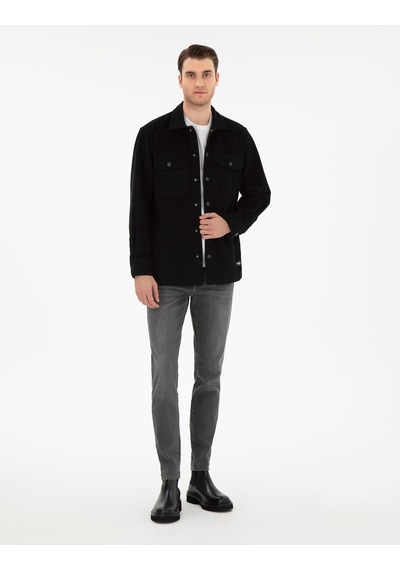 Pierre Cardin Erkek Siyah Gömlek Desenli 50293183-vr046 Siyah