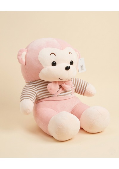 Peluş Maymun 65 Cm Pembe