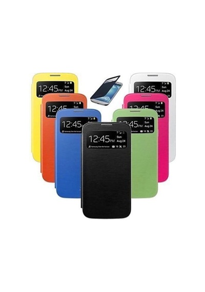 Samsung Galaxy Uyumlu S4 Mini S View Cover Kapakli Kilif 527068869