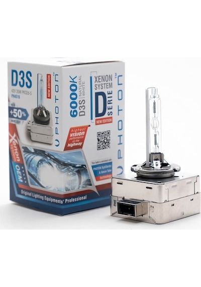 Photon 12V-85V Xenon Ampul D3S 35W +%50 Fazla Işık 6000K