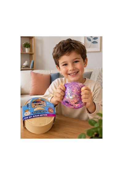 Sukuşi Jel Boncuklu Simli Gizemli Çin Mantısı Squishy Yumuşak Sıkılabilir Stres Oyuncağı
