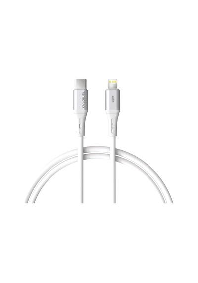 Wahoo Type C-lightning 27watt Pd Hızlı Şarj Kablosu Beyaz/gümüş Metal 100 Cm