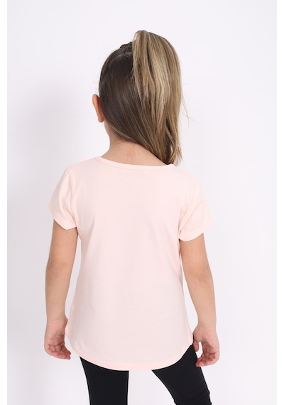 Toontoy Kids Toontoy Kız Çocuk Flamingo Baskılı Tişört Pudra