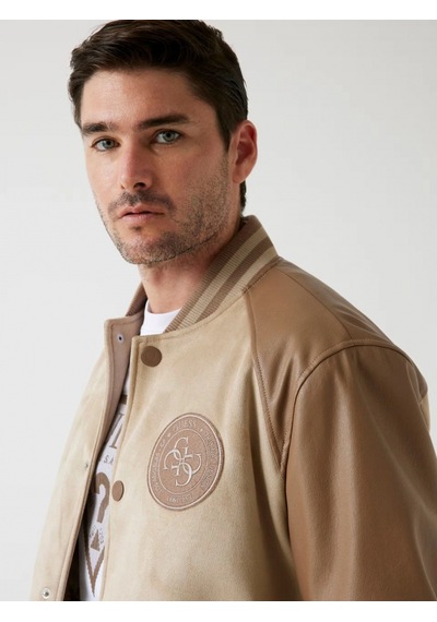 Guess Varsity Erkek Çok Renkli Bomber Ceket M5bl2bk1062-fn47 Çok Renkli