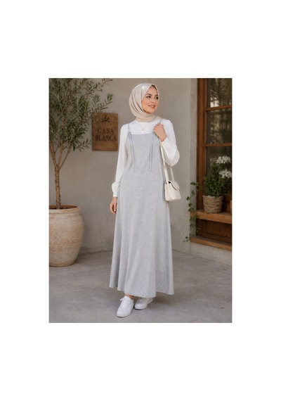 Elmoda Kadın Gri Melanj 2 İplik Askılı Ayarlanabilir Jile Elbise Gri Melanj Gri Melanj Elmoda Kadın Gri Melanj 2 İplik Askılı Ayarlanabilir Jile Elbise Gri Melanj Gri Melanj