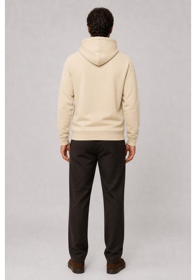 Redline Consume Erkek Regular Fit Kapüşonlu Sweatshirt Bej