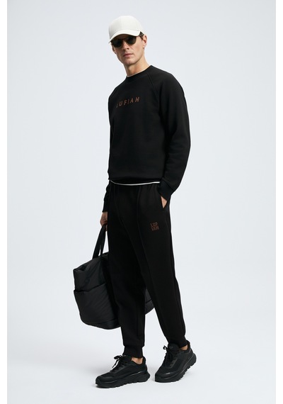 Lufian Bren Erkek Sweatshirt Siyah Siyah 112030219100100