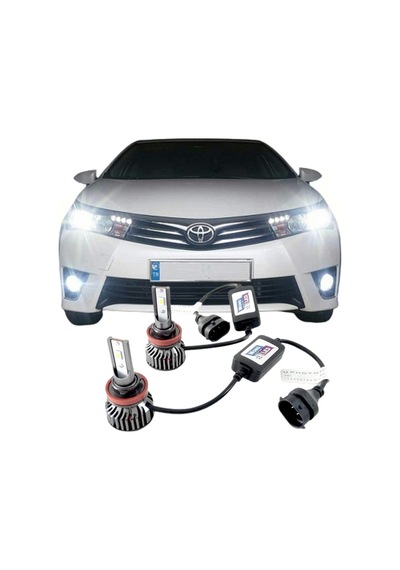Toyota Corolla Uyumlu LED KISA FAR AMPULÜ PHOTON MONO H11