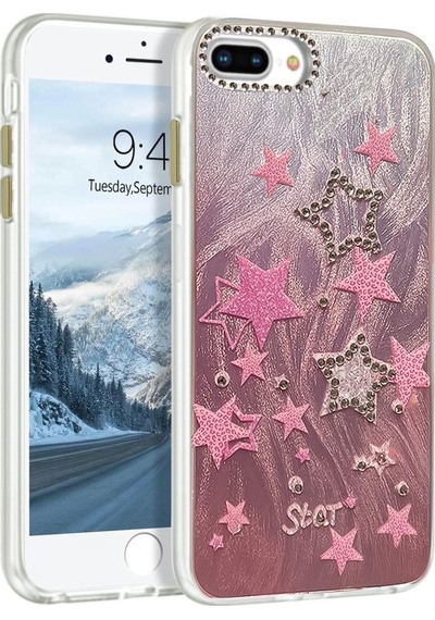 Apple   Uyumlu   iPhone 7 Plus Kılıf Blade Aynalı Desenli Kapak - Desen 7
