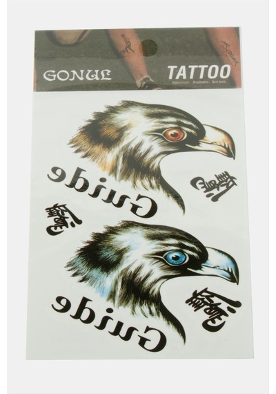 Kartal - 30 - Tattoo Dövme - Glblseme - Sticker Beyaz