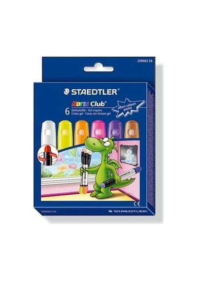 Noris Club Jumbo Çevirmeli Jel Pastel Mum Boya 6 Renk 6'lı Set