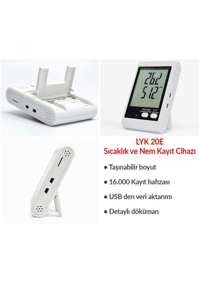 Loyka 20e Sıcaklık Ve Nem Kayıt Cihazı Datalogger