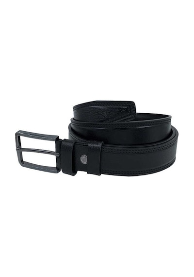Süzer Deri Siyah Hakiki Deri Dikişli 3.5 Cm.Lik Klasik Erkek Kemer - 300-28