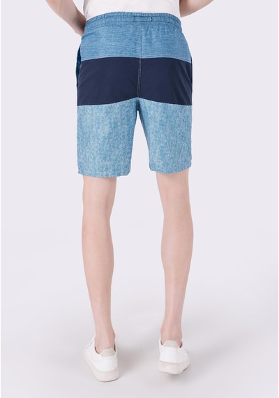 Colin's Colins Slim Fit Baskılı Erkek Mavi Deniz Şortu Cl1064121 Q1.v2 Ble Mavi
