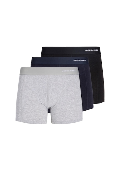 Jack & Jones Jacgabrıel Bambu Kumaş 3 Lü Erkek Boxer Seti Siyah