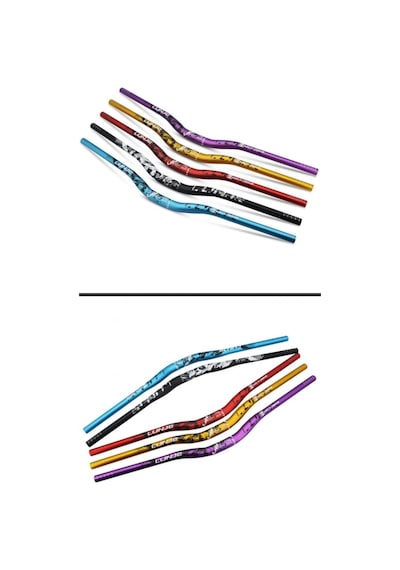 Lunje Alüminyum 31.8 780 Mm Riser Mtb Gidon Bisiklet Gidonu Turuncu Siyah