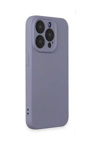 Apple iPhone Uyumlu 15 Pro Max Kılıf Nano İçi Kadife Silikon - Lila Bzsxx00 1