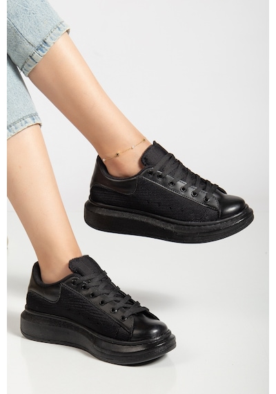 Erceka Günlük Sneaker Kadın Spor Ayakkabı Bağcıklı Beyaz-siyah-mavi-gümüş-gold-sarı Siyah - File Erceka Günlük Sneaker Kadın Spor Ayakkabı Bağcıklı Beyaz-siyah-mavi-gümüş-gold-sarı Siyah - File