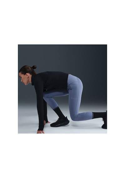 Nike Hj2252-499 Mavi Dri-fit Swift High-rise 7/8 Kadın Koşu Tayt Mor